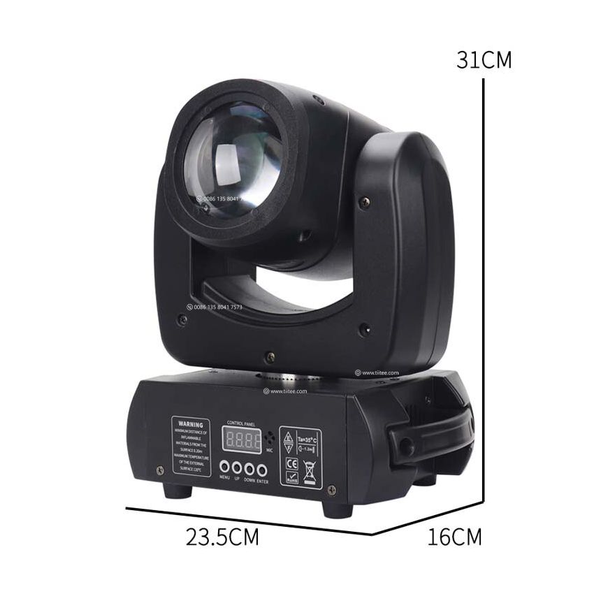 Mini 100W LED Moving Head Beam Stage Lighting 