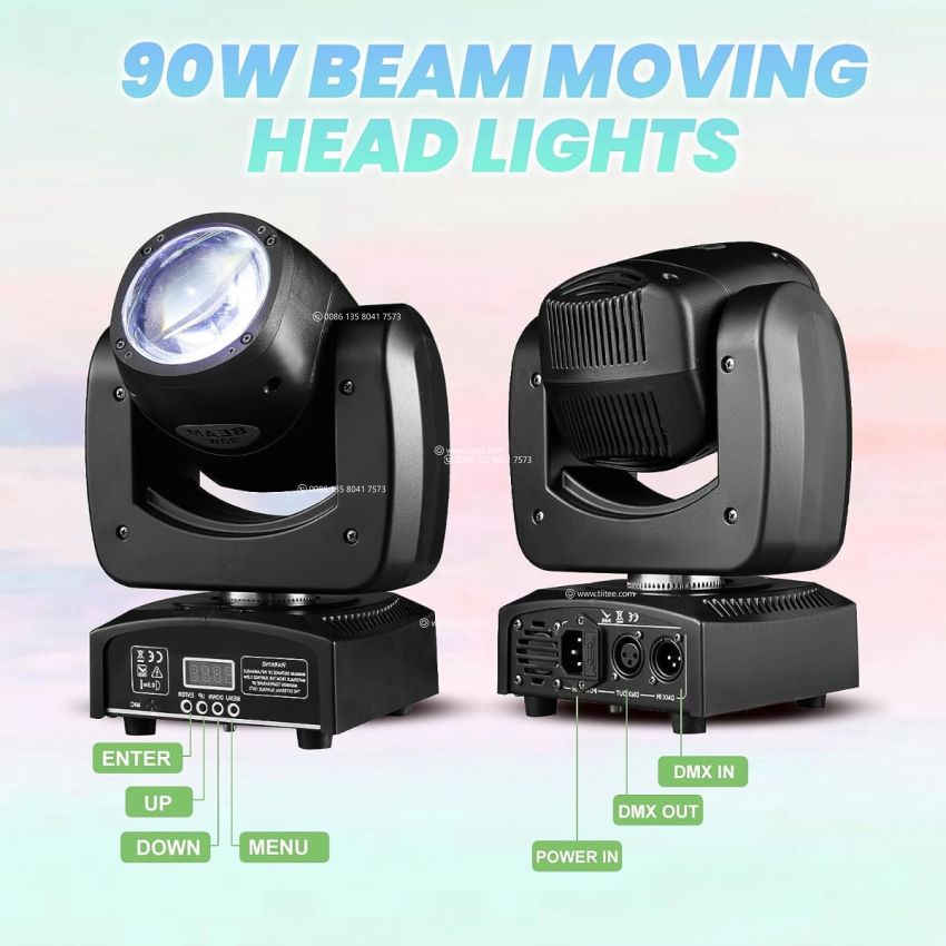 Mini 100W LED Moving Head Beam Stage Lighting 