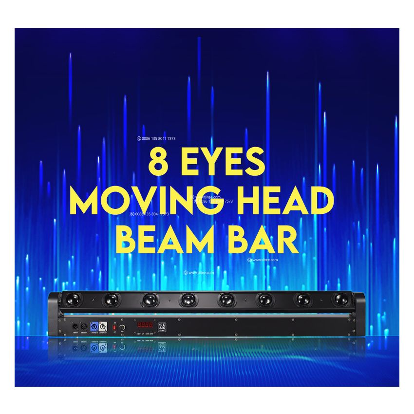 Moving Head Bar 8x10W RGBW 8 Eyes Beam Light Wash