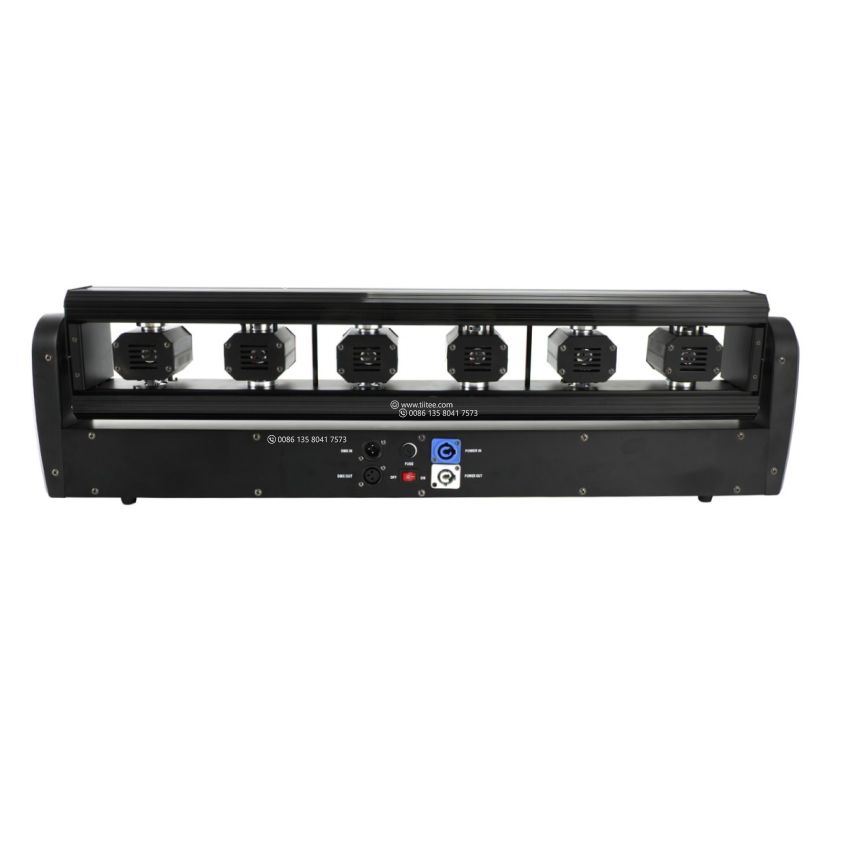 6 Moving Eyes Stage Laser Ray Red Color DMX512 DJ Party Club Laser Light