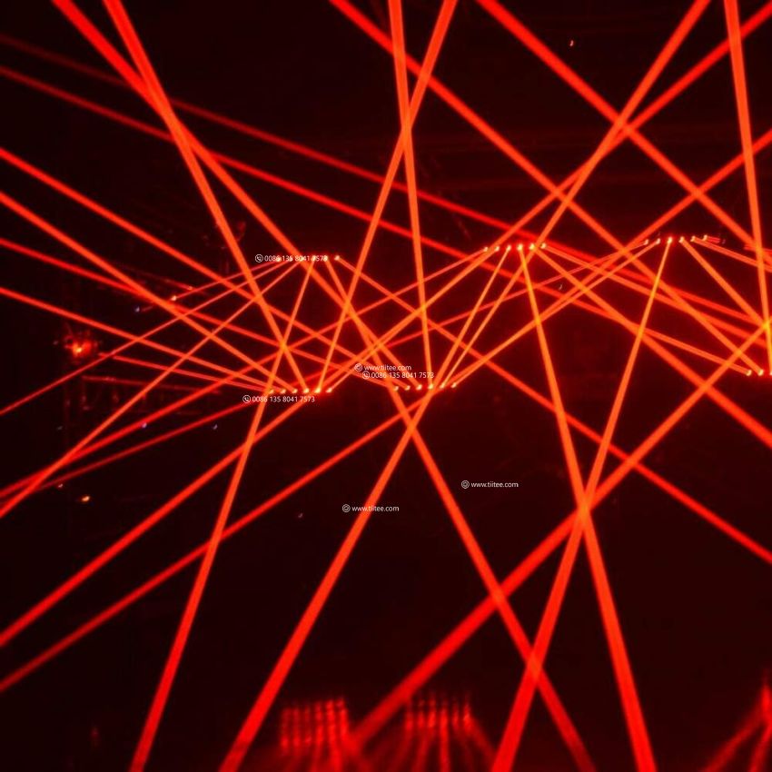 6 Moving Eyes Stage Laser Ray Red Color DMX512 DJ Party Club Laser Light