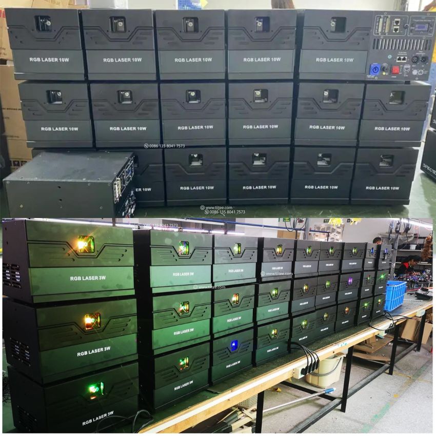 3-10W Pro Laser Projector Animation DJ Lights