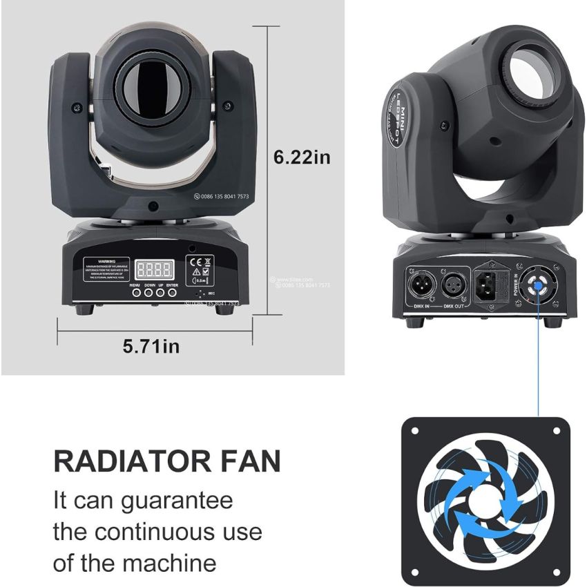 60W Spot Moving Head LED Stage Light