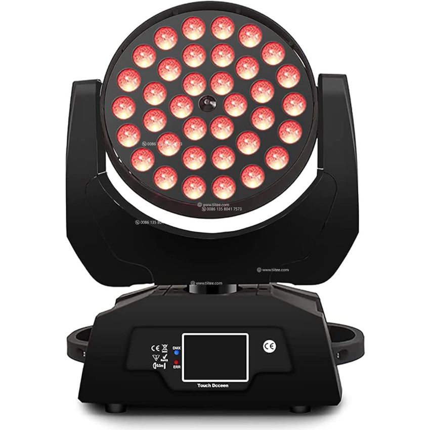 36 Pieces RGBW (4 in1) LED Moving Head Wash Beam Stage Light