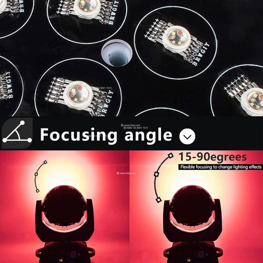 36 Pieces RGBW (4 in1) LED Moving Head Wash Beam Stage Light