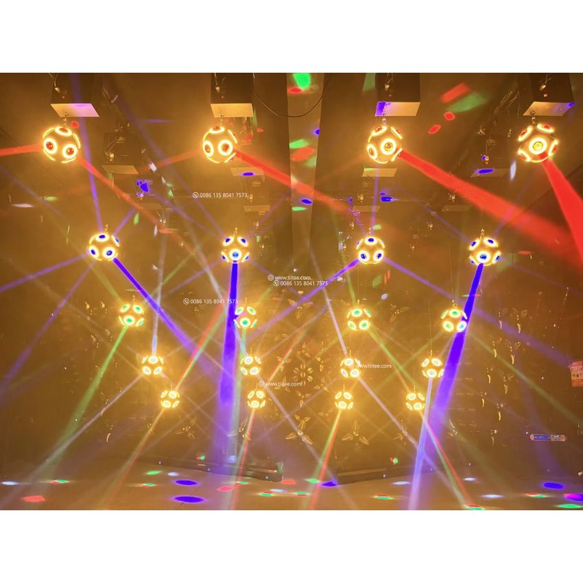 Tiitee Waterdrop disco ball LED light for Club Disco Stage 