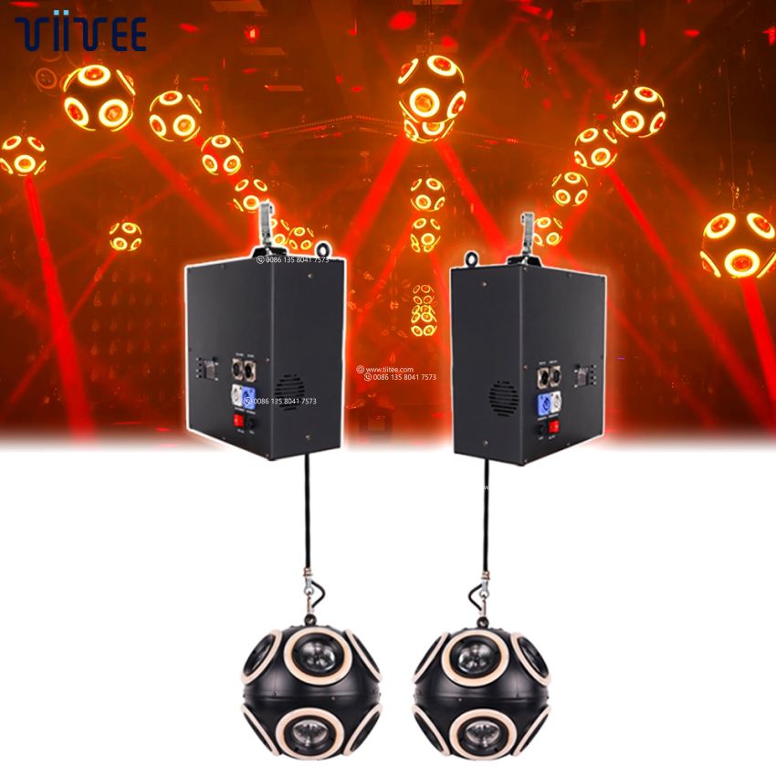 Tiitee Waterdrop disco ball LED light for Club Disco Stage 
