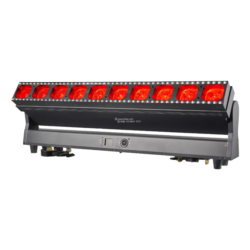 TIITEE Dot Line 10 LED Bar Light With Zoom Effect Tilt Movement Stage Light
