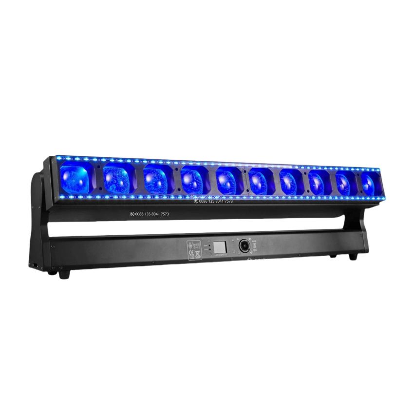 TIITEE Dot Line 10 LED Bar Light With Zoom Effect Tilt Movement Stage Light