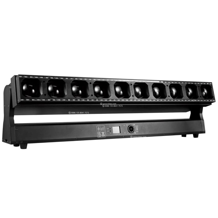 TIITEE Dot Line 10 LED Bar Light With Zoom Effect Tilt Movement Stage Light