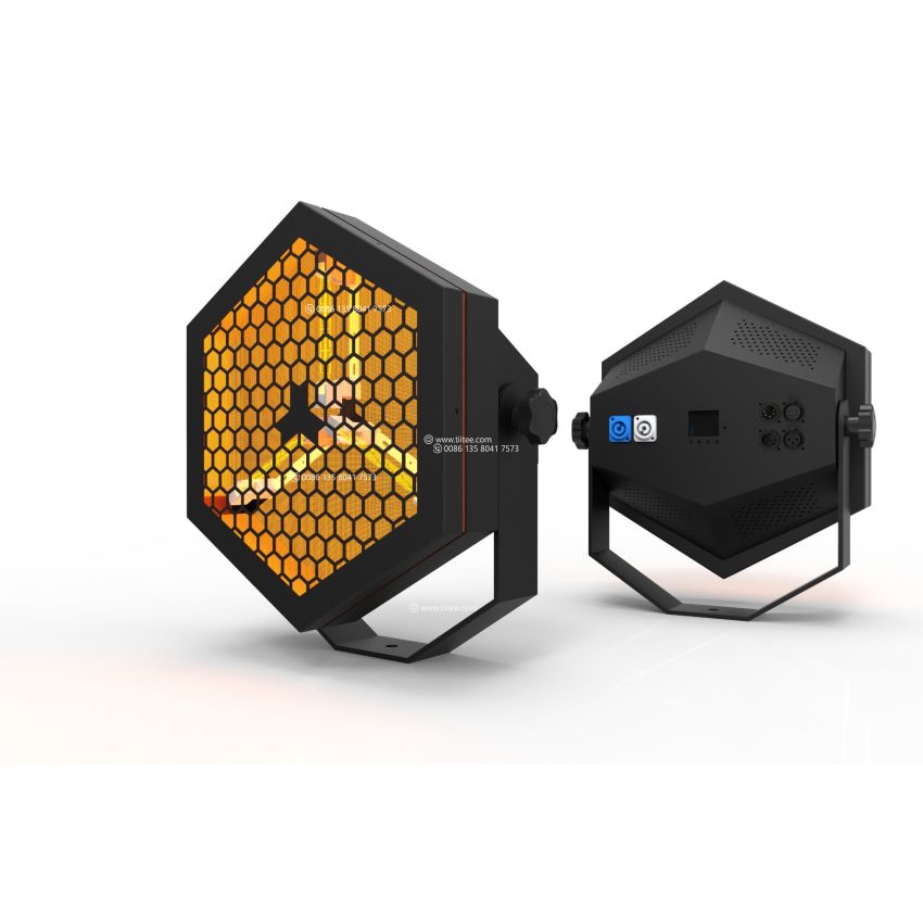P3 Halogen Retro Stager 3x300W Tungsten Hexagon Audience Blinder  Background Transpot Stage Light