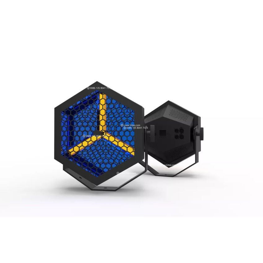 P3 RGB Retro Stager 3x60W Hexagon Audience Blinder  Background Transpot Stage Light