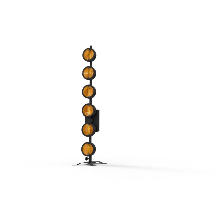 Round P2 Halogen Retro Stager 6x300W TungstenTree Blinder Stage Light