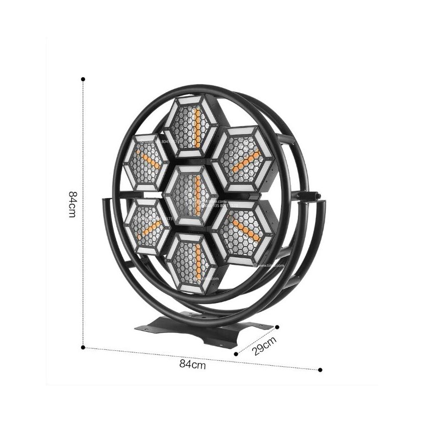 P1 EVO Retro Stager 7×300W RGB LED Blinder Light Vintage Stage Light