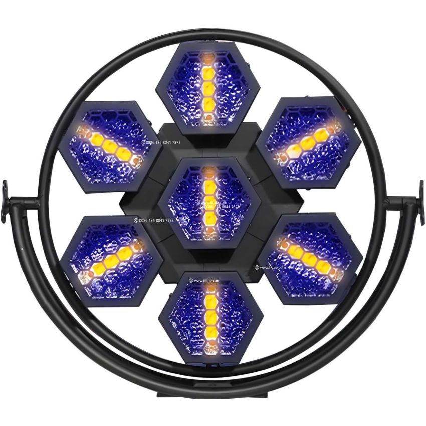 Mini Retro Stager 7X50W RGB LED Vintage Stage Light