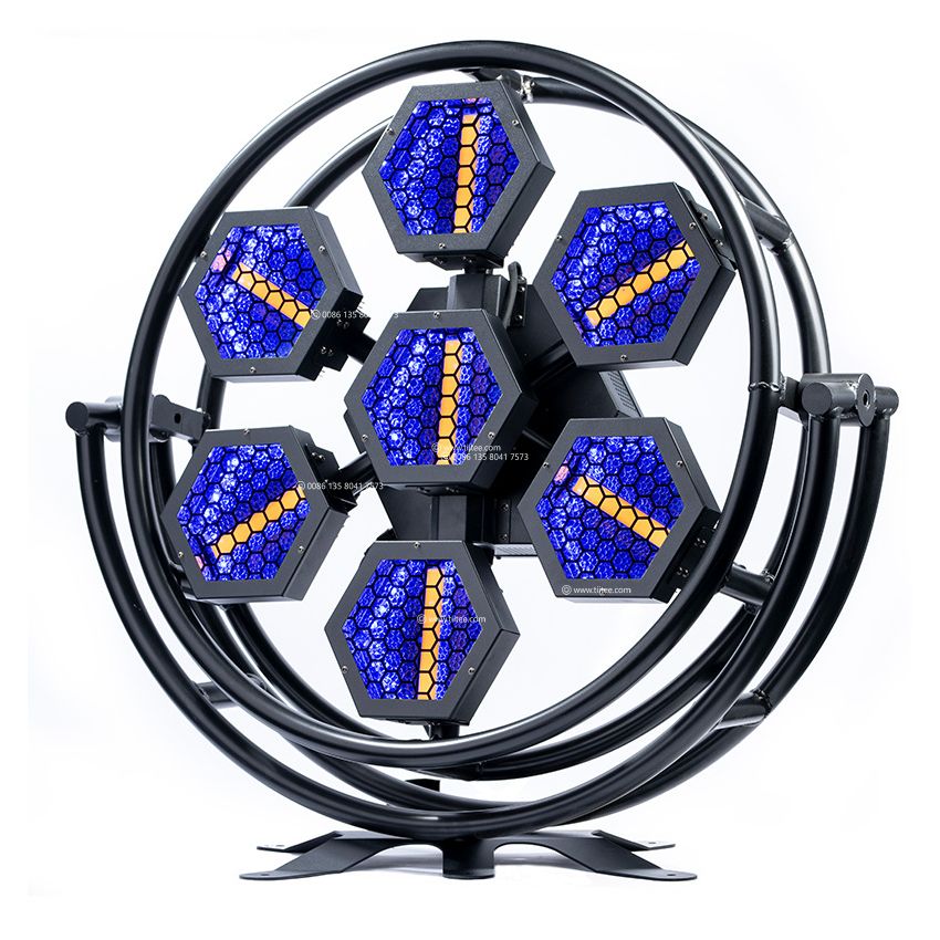 P1 RGB Retro Stager 7x60W Blinder Light