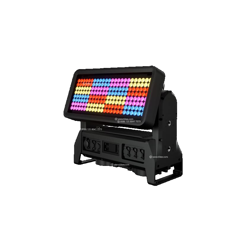 TIITEE Pro Strike Maxwash 1500IP Waterproof Outdoor Moving Head Wash 192x10W RGBL/RGBW Panel Wash IP65