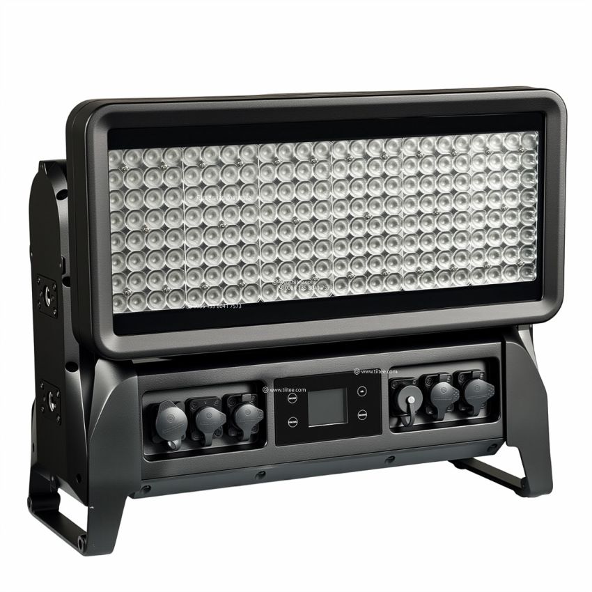 TIITEE Pro Strike Maxwash 1500IP Waterproof Outdoor Moving Head Wash 192x10W RGBL/RGBW Panel Wash IP65
