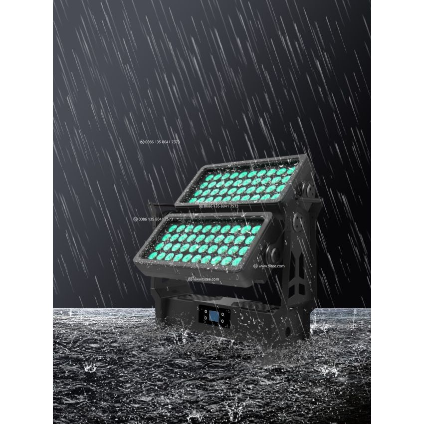 TIITEE LIGHTING City Color 1600IP Waterproof 80*20W RGBW Wall Washer 