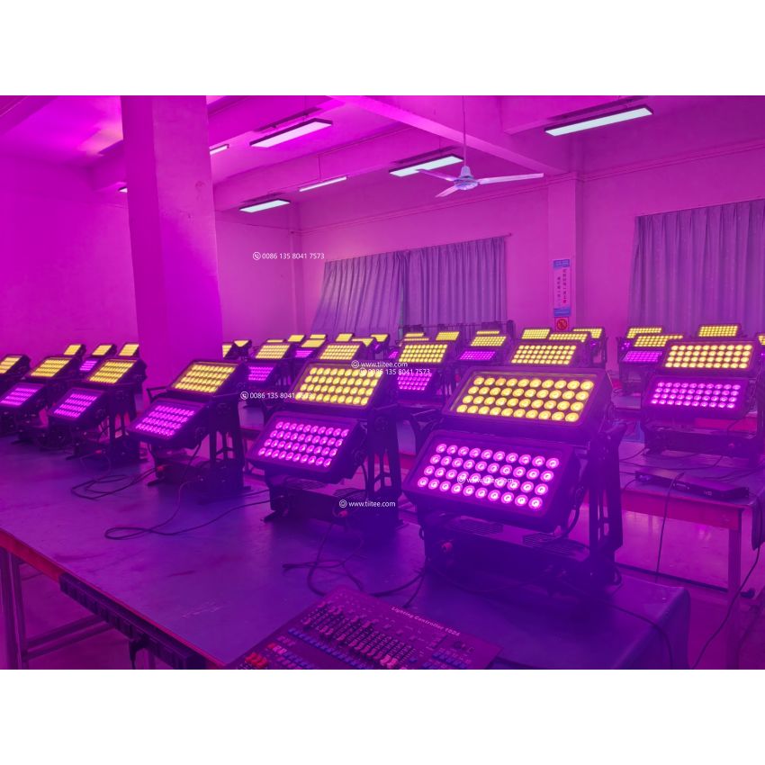 TIITEE LIGHTING City Color 1600IP Waterproof 80*20W RGBW Wall Washer 