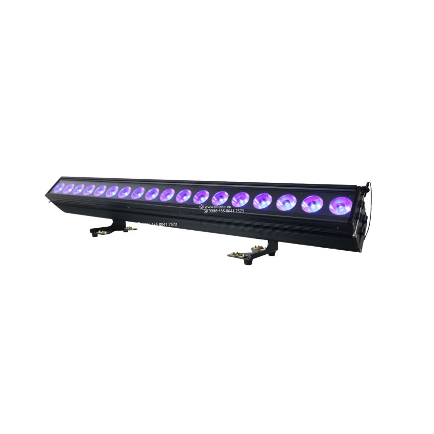 TIITEE LIGHTING Pixel Bar 18 IP With 3-Way Installation 18*20W RGBW LED Wash Light
