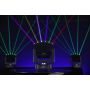 Tiitee Lighting RGB Moving Head Laser Fan With Infinite Rotation for Club Party Events