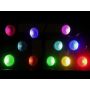 Tiitee Vintage Blinder Light ELEK TRON BAR 7 x 40W Amber 528 x 0.5W RGB LED Retro Stage Light
