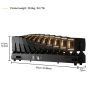 TIITEE RADER 12S PXL 12x60w RGBW 4in1 LED Pixel Stage Lights LED Wave Bar with Auxiliary Light