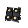 TIITEE 4PIX Blinder IP White+Warm White 4 Eyes Audience Light for Stage Tour Live Show