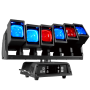 TIITEE LIGHTING Rader FX Infinite Rotation 6X60W RGBW Moving Head Bar For Club Party