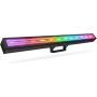TIITEE DJ Strobe Light Bar 200W 720LED Stage Light Bar 48 RGB & 24 White Zones Strobe Effect Lighting 