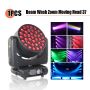 37x15W RGBW LED Moving Head Wash Light with Motorized Zoom