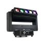 Double Blades Beam Bar 5X60w RGBW 4in1 LED Pixel Control Strobe Moving Head Wash Light With Zoom Effect