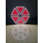 6X30W Hexagon RGB 3IN1 Retro Background Stage Light