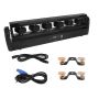 Red Color 6 Eyes Stage Moving Head Laser Bar DMX512 DJ Party Club Laser Light