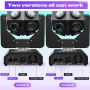 LED RGBW 360°Rotation Disco Ball Lights DMX Control for Dj Disco Party Stage Effect Lighting