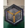 P3 RGB Retro Stager 3x60W Hexagon Audience Blinder  Background Transpot Stage Light