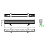TIITEE LIGHTING Pixel Bar 18 IP With 3-Way Installation 18*20W RGBW LED