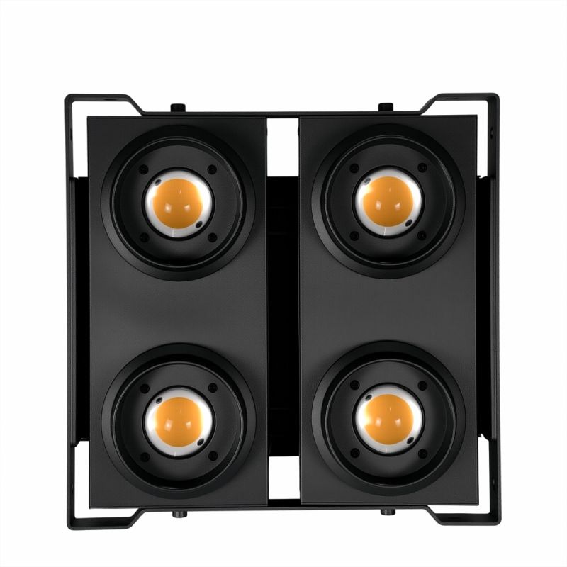 TIITEE 4PIX Blinder IP White+Warm White 4 Eyes Audience Light for Stage Tour Live Show