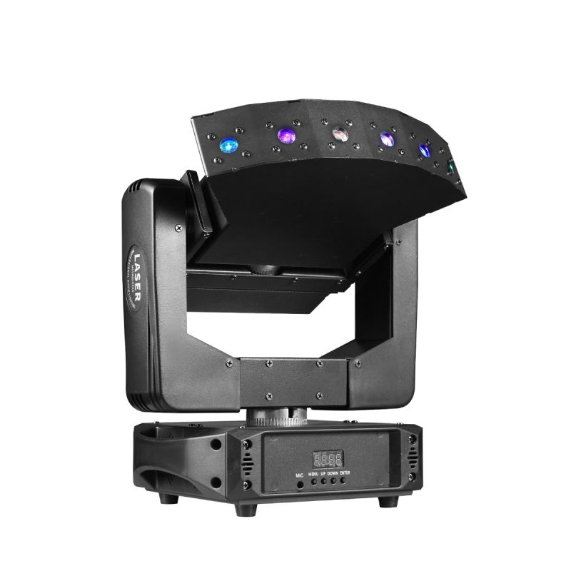 Tiitee Lighting RGB Moving Head Laser Fan With Infinite Rotation for Club Party Events