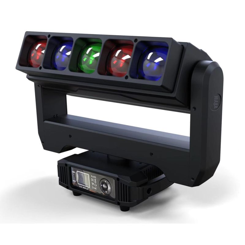 Double Blades Extra Beam Strobe Bar 5X60w RGBW LED Pixel Control Moving Head Wash Light With Zoom Effect