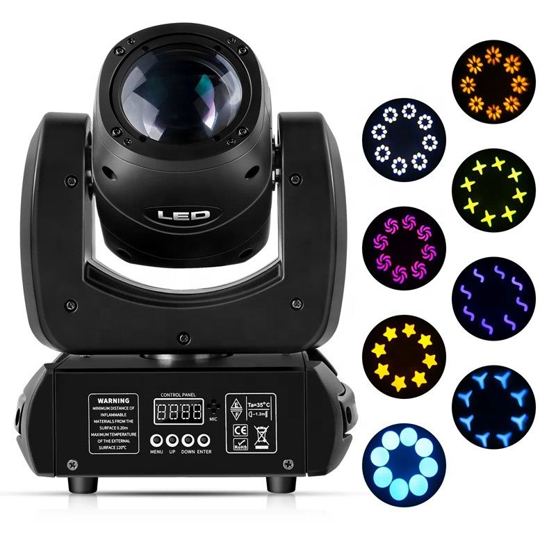 Mini 100W LED Moving Head Beam Stage Lighting 