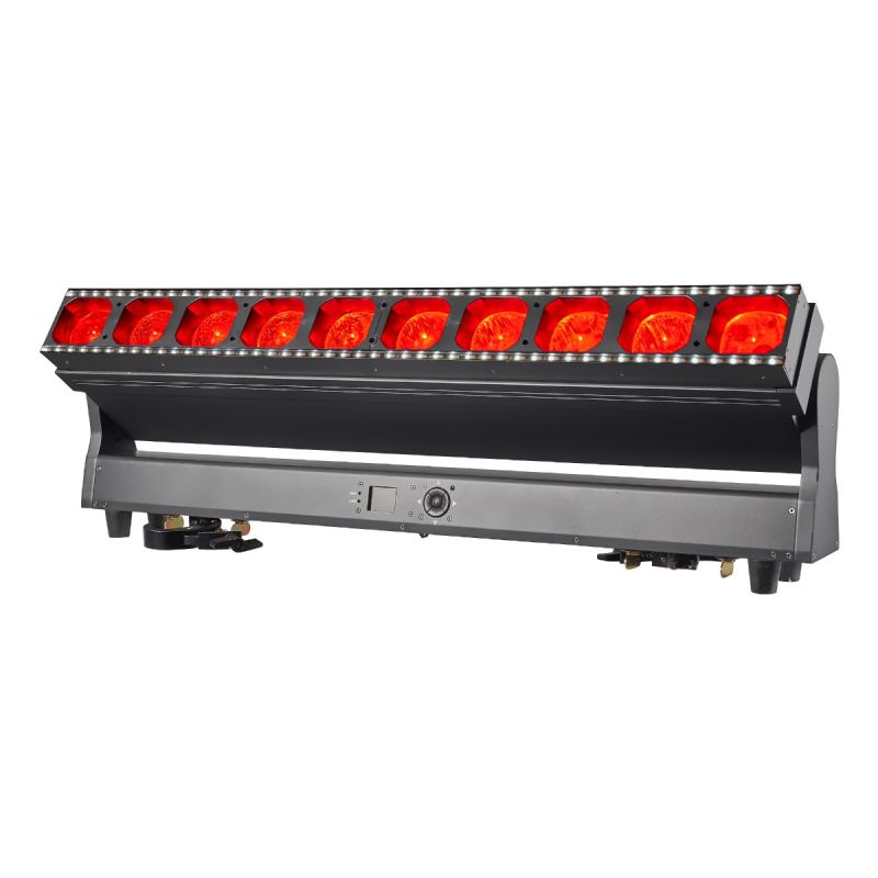 TIITEE Dot Line 10 LED Bar Light With Zoom Effect Tilt Movement Stage Light